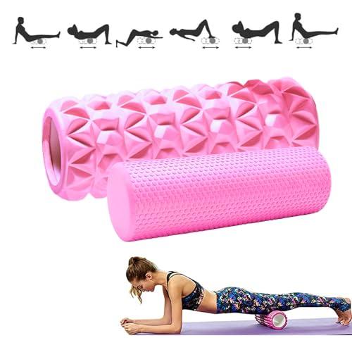 Rullo Massaggio Muscolare Fitness EVA Foam Roller 33x14cm