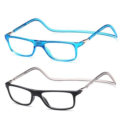 NEW VISION 2 Pack Occhiali Da Lettura con Calamita