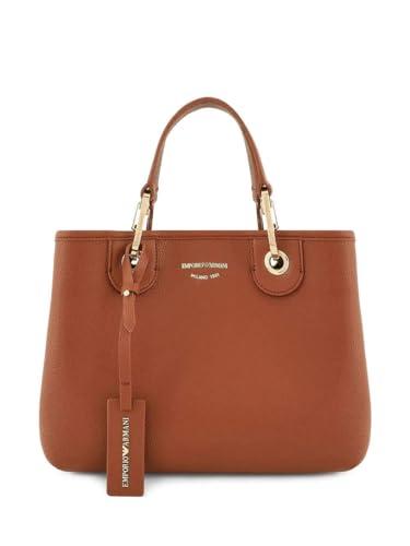 Emporio Armani Borsa a Mano Marrone in PVC