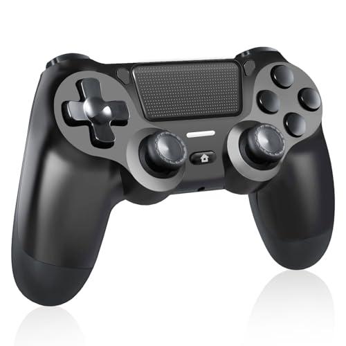 BJXOZ Wireless Controller per PS4/Slim/Pro/PC - Gamepad con Vibrazione e Sensore Giroscopio