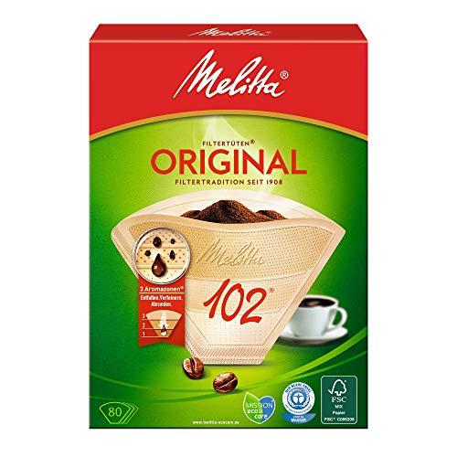 Melitta Filtri Caffè 102 Aroma Zones - 80 pezzi