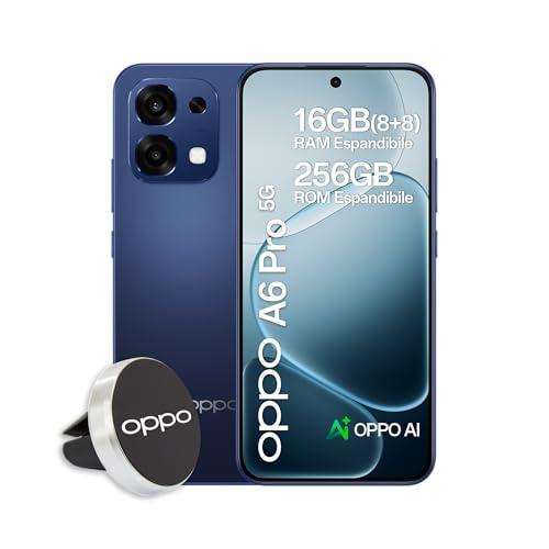 OPPO A6 Pro 5G Stellar Black - Smartphone Android con Fotocamera AI 50MP, Display AMOLED 120Hz e Batteria 6500mAh