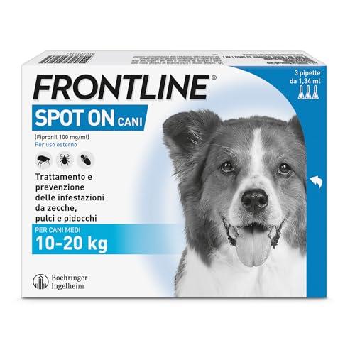 Frontline Spot On per Cani Taglia M (10-20 kg) - 3 Pipette