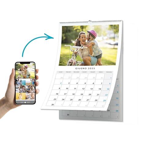 Calendario 2025 da parete fotografico personalizzato A3