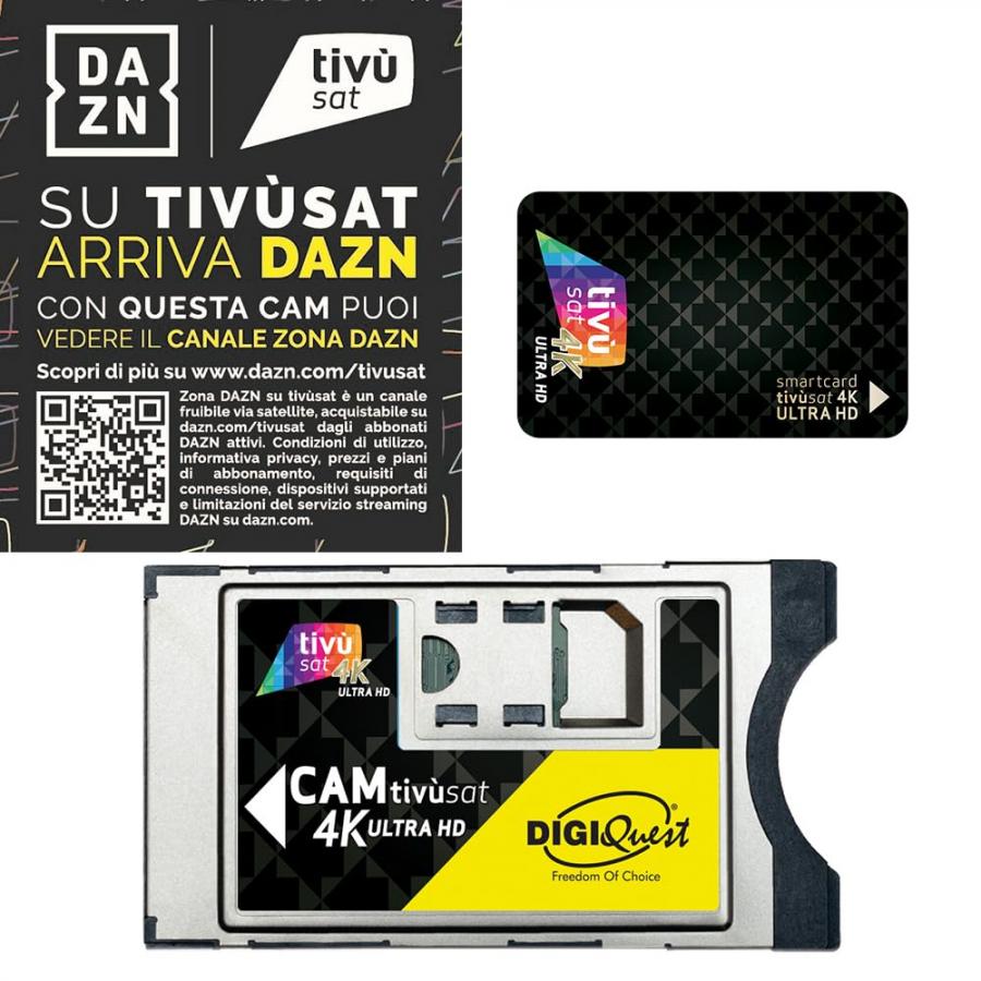 DIGIQUEST BUNDLETVSAT4K - CAM Tivùsat 4K Ultra HD