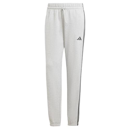 Adidas Essentials 3-Stripes French Terry Cuffed Pants Donna Grigio Melange/Nero