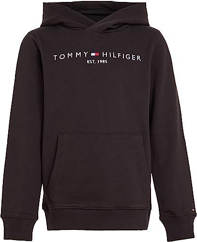 Tommy Hilfiger Bambini Unisex Felpa Essential Hoodie Nera