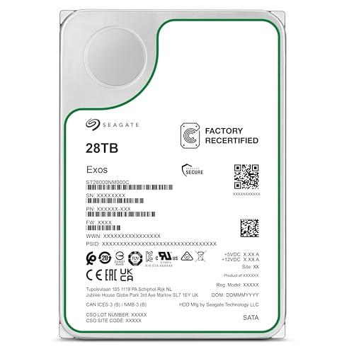 Seagate Exos X28 ST28000NM000C - Hard Disk Interno Ricondizionato 28TB