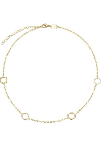 Breil New Tetra Collana Donna Acciaio IP Gold