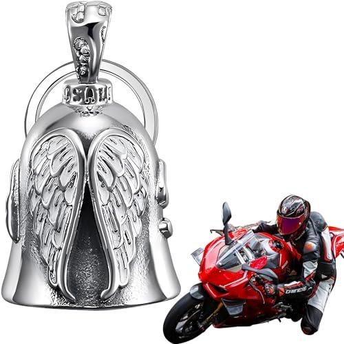 Guardian Bell Campanella Moto Angelo Portafortuna in Acciaio Inossidabile