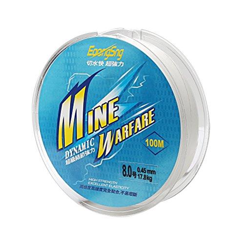 KUOU Siming Lenza da Pesca Monofilamento in Nylon 0.45mm, 100m
