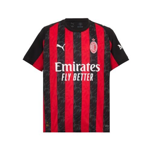 A.C. Milan - Maglia Gara Home, Stagione 2025/2026, Maglietta da Calcio, Prodotto Ufficiale, Adulto, M