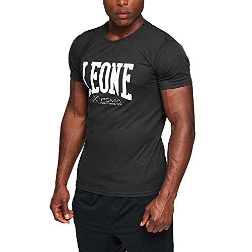 LEONE 1947, T-Shirt Uomo Logo Nero
