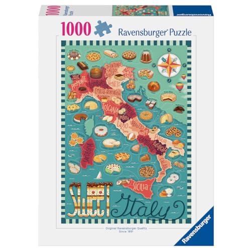 Ravensburger - Puzzle Tour del Dolce in Italia, 1000 Pezzi