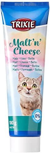 Trixie Malt-n-Cheese: Snack al Formaggio e Malto per Gatti, 100 g