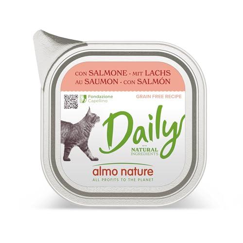 Menu Giornaliero Gatto Fodera con Salmone, 100g