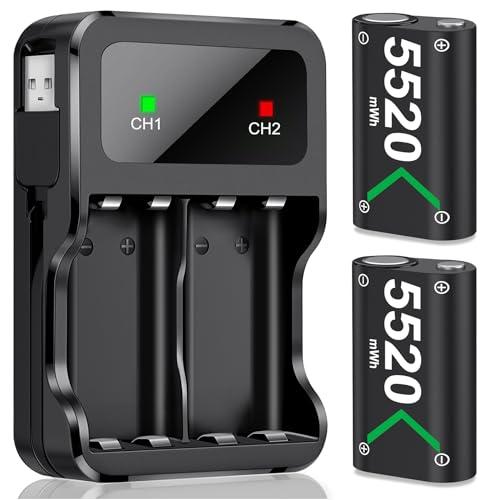 HELLCOOL Batteria Controller per Xbox con Dock di Ricarica