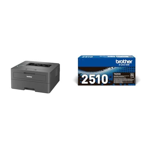 Brother HLL2445DW Stampante Laser B/N con Toner TN2510 Originale