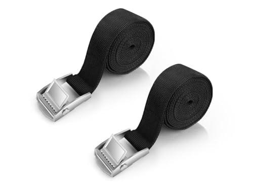 Set di 2 Cinghie di Tensione con Cricchetto (2.5cm x 3m)
