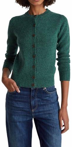 United Colors of Benetton Maglia Coreana Verde Lana Vergine