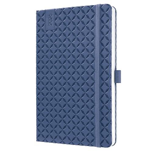 SIGEL J6101 Agenda settimanale Jolie 2026-1 anno - circa A5 - Indigo Blue - 2 pagine - 1 settimana - copertina rigida - 80 g/m² - blu - 174 p. - certificazione FSC