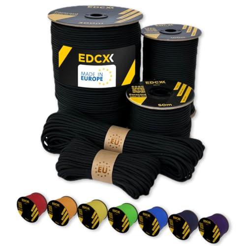 EDCX Paracord 550 Tipo III Nero 4mm - 10 Metri