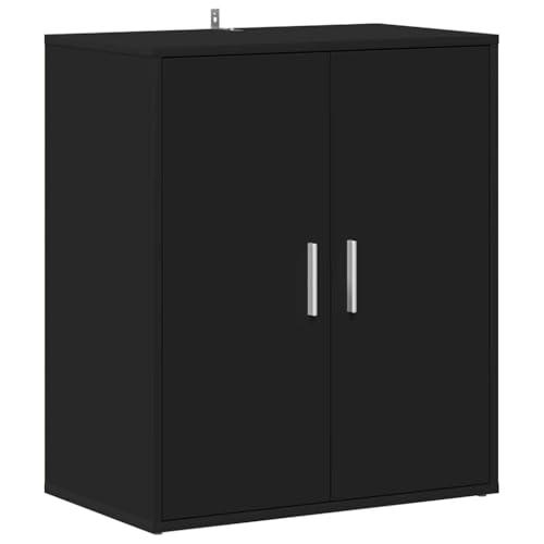 Scarpiera Nera in Truciolato - 60x35x70 cm