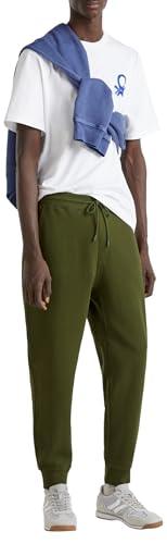 United Colors of Benetton Pantalone Felpa Verde Uomo