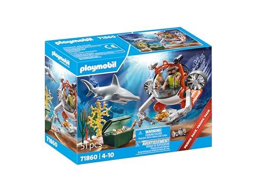 PLAYMOBIL Caccia al Tesoro con Sottomarino - Avventura Sottomarina per Bambini