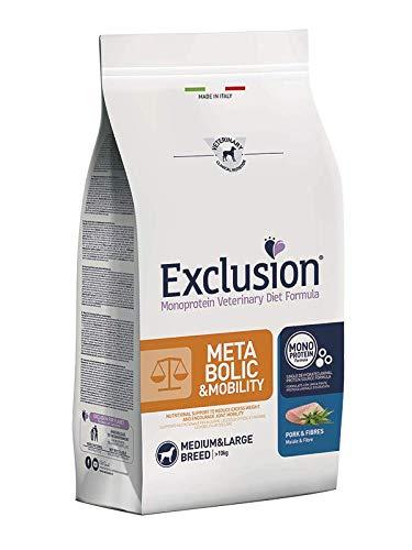Exclusion Diet Metabolic & Mobility Maiale e Fibre Cane Medio/Grande 12kg