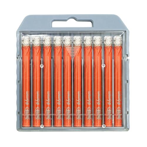 Set di Punte Diamantate a Secco BGTEC 6mm per Foratura Multiuso