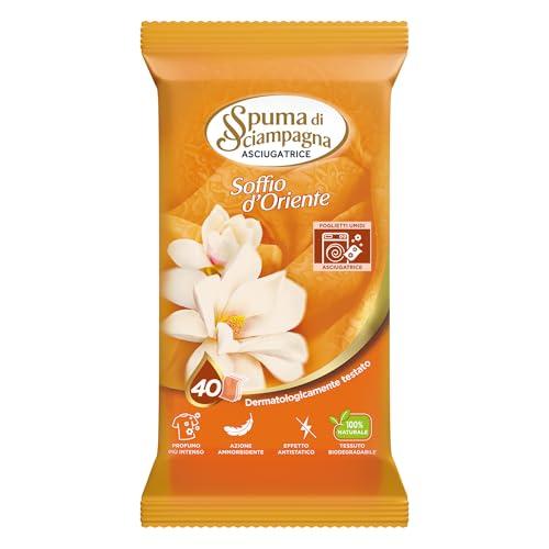 Spuma di Sciampagna Foglietti Asciugatrice Soffio d'Oriente