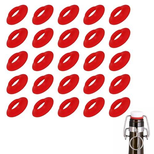 Guarnizioni di Ricambio in Silicone per Bottiglie Swing Top - Tokaneit (25 Pezzi)