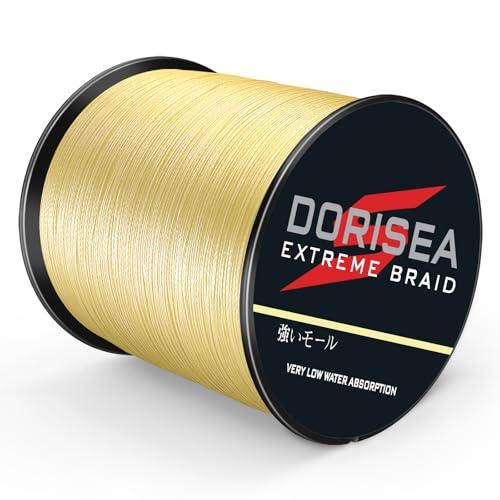 Dorisea Extreme Braid - Lenza da pesca intrecciata in 100% Pe, lunghezza 1000 m, test 2,7-226,8 kg