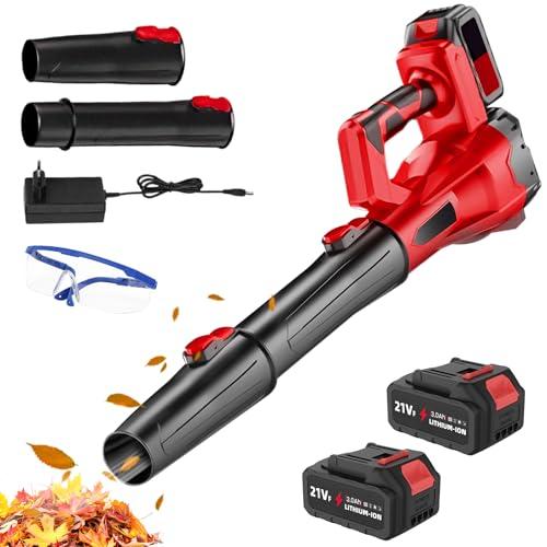 Soffiatore a Batteria 21V con 6 Velocità e Batteria Inclusa