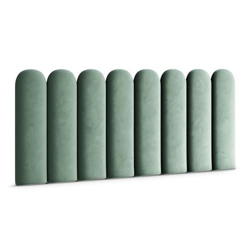 Muralo - Cuscino da Parete in Velluto Menta 20x60 cm