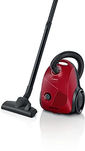 Bosch BGBS2RD1 Serie 2, Aspirapolvere a Traino con Sacco, Rosso
