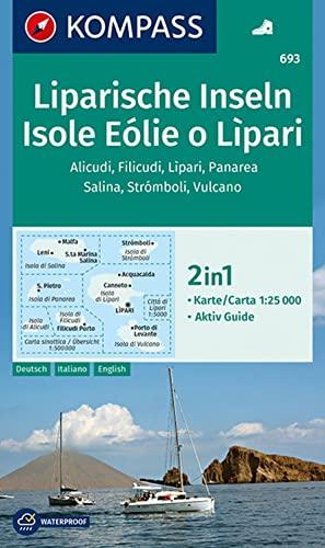 Carta Escursionistica Isole Eolie - Lipari 1:25.000