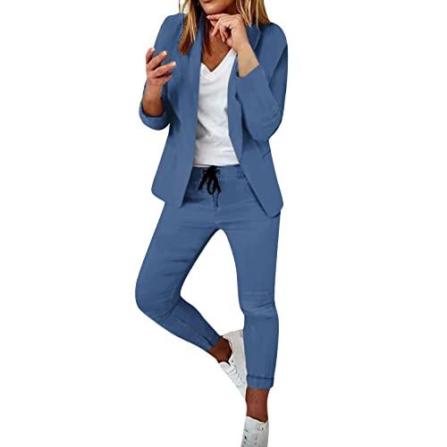 Tailleur Donna Elegante Pantaloni e Giacca