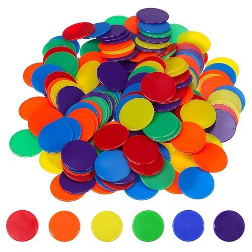 OIXEYA 100 Fiches Poker Colorate in Plastica