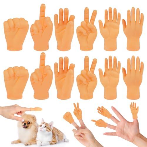 Aolso Mini Mani, 12 Pezzi Tiny Hands: Marionette da Dito per un Divertimento Senza Fine