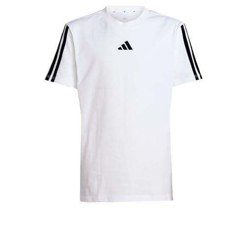 adidas Essentials T-Shirt Unisex - Bianco/Nero (13-14 Anni)