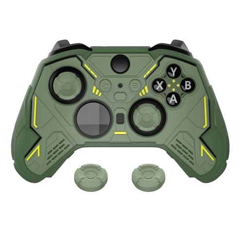 PlayVital Cover Skin per Xbox Elite Series 2 Core Controller - Mecha Stellare Verde Militare & Verde Corsa