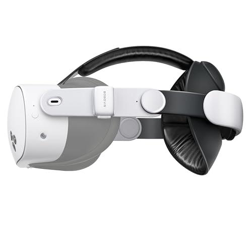 BOBOVR E3 Cinturino per Testa per Meta Quest 3/3S, Sistema di Bilanciamento Posteriore