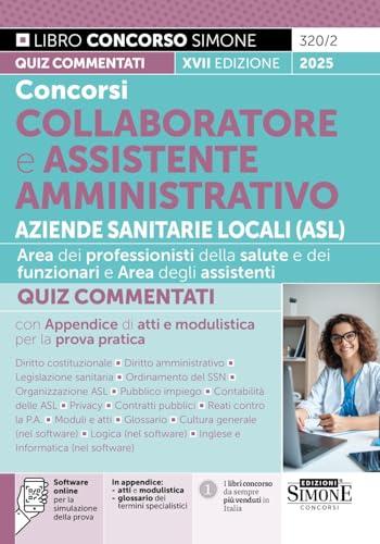 Concorsi collaboratore e assistente amministrativo ASL - Quiz commentati