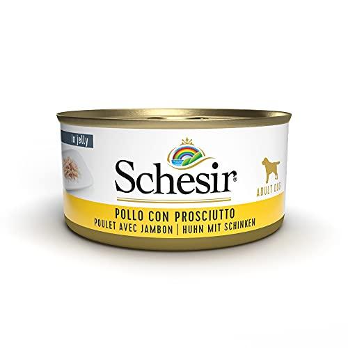 Schesir Dog Adult Pollo e Prosciutto in Gelatina