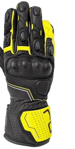 Guanti Moto in Pelle Ovina con Protezione Nocche EN 13594:2015 Livello 1 KP