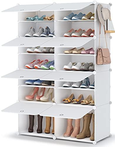 HOMIDEC Scarpiera a 7 Livelli per 28 Paia di Scarpe