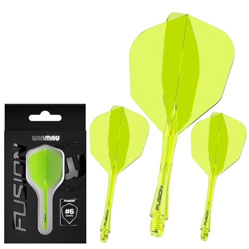 Winmau Fusion: Sistema Integrato di Aletta e Asta - Giallo Intermedio