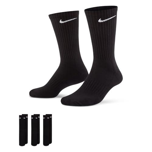 Nike Everyday Cush Crew 3PR Calzini Sportivi Neri